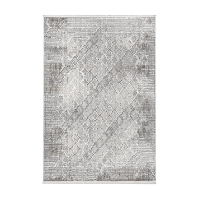 CaliCosy Vloerkleed rechthoekig grijs met beige en grijze motieven verona 3246603 large