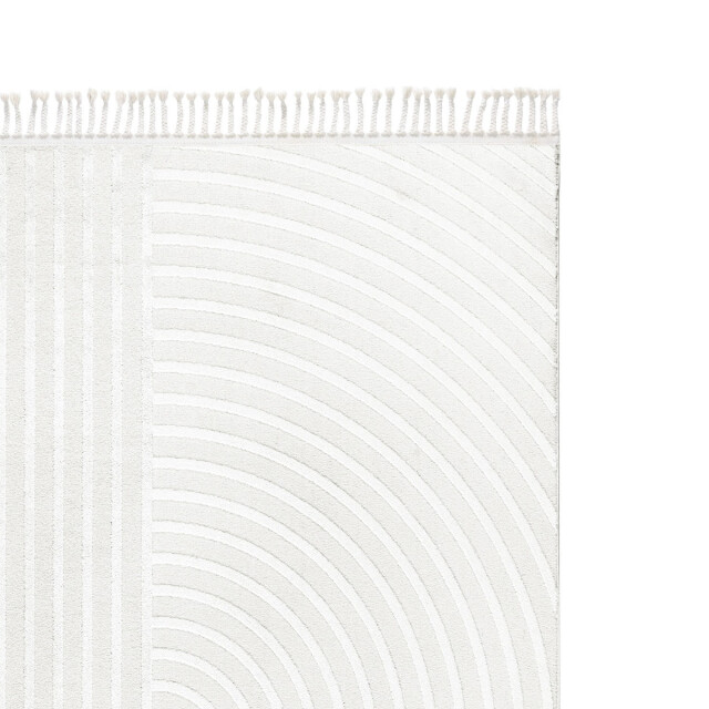 CaliCosy Vloerkleed rechthoekig crème met ingedrukte abstracte motieven malta 3246561 large