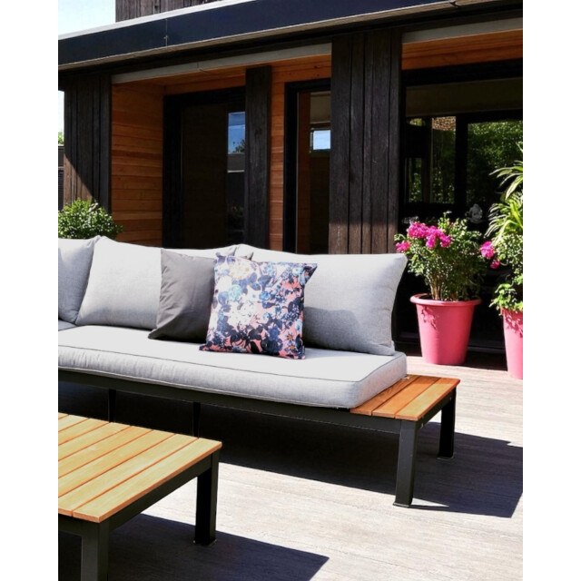 Gek op kussens! Sierkussen floral lila outdoor | 45 x 45 cm | katoen/polyester 3238290 large