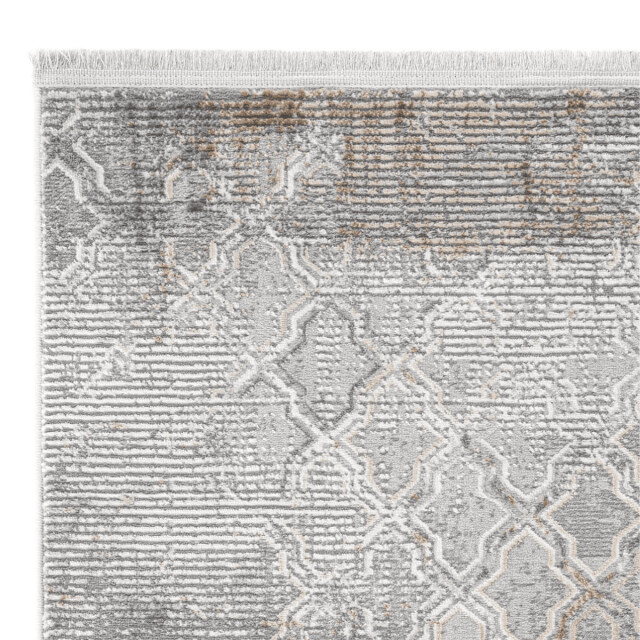 CaliCosy Vloerkleed rechthoekig grijs met beige en grijze motieven verona 3246602 large