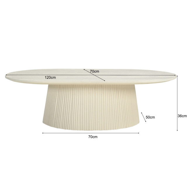 Livingfurn salontafel patrice 120cm - 3186091 large