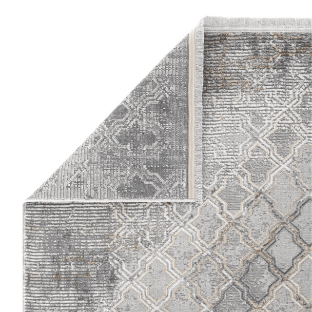 CaliCosy Vloerkleed rechthoekig grijs met beige en grijze motieven verona 3246603 large