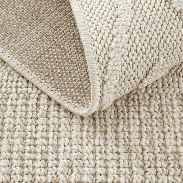 CaliCosy Vloerkleed rechthoekig en ecru met geometrische motieven hasir 3246605 large