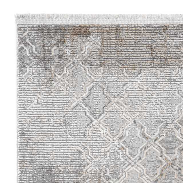 CaliCosy Vloerkleed rechthoekig grijs met beige en grijze motieven verona 3246601 large