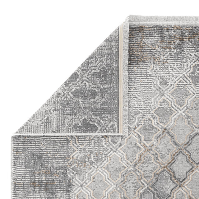 CaliCosy Vloerkleed rechthoekig grijs met beige en grijze motieven verona 3246602 large