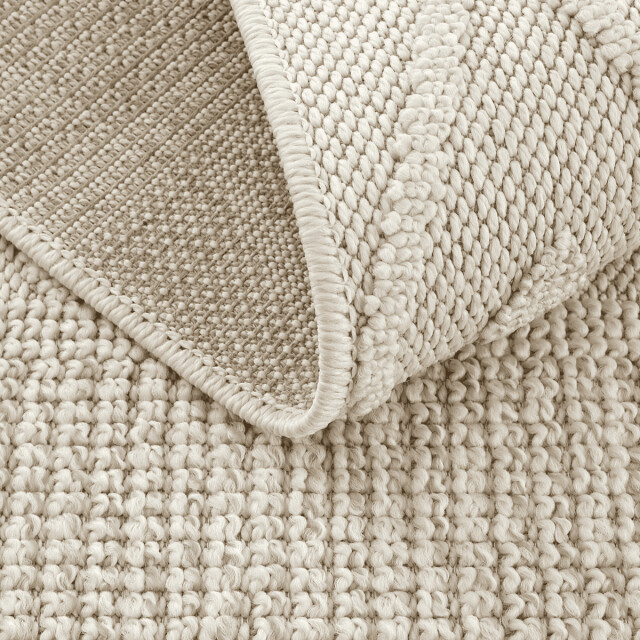 CaliCosy Vloerkleed rechthoekig en ecru met geometrische motieven hasir 3246604 large