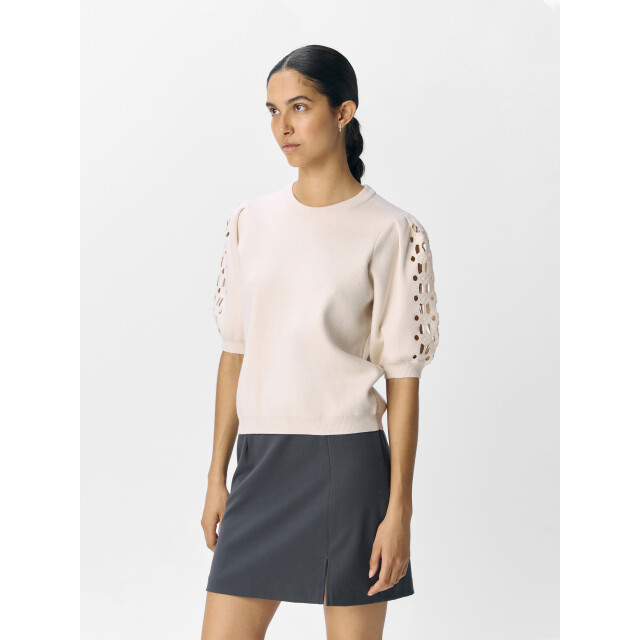 Object Objyuki s/s re knit pullover noos 23047215 large
