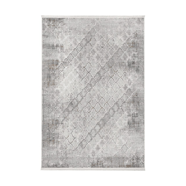 CaliCosy Vloerkleed rechthoekig grijs met beige en grijze motieven verona 3246602 large