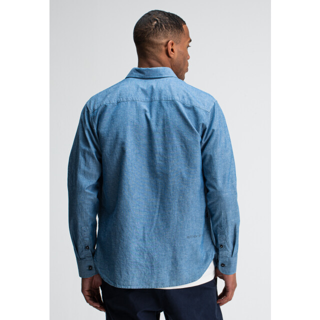Butcher of Blue Aidan worker chambray shirt M2524005-817 large