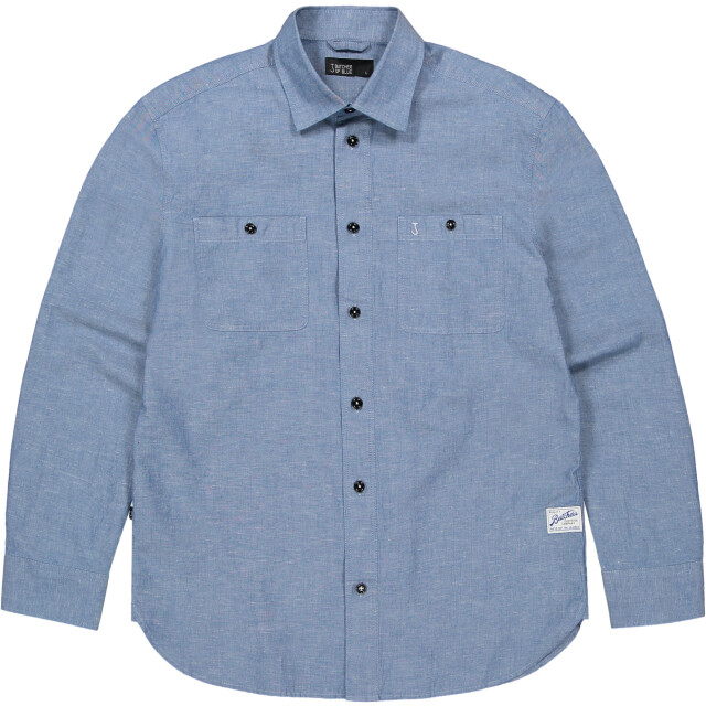 Butcher of Blue Aidan worker chambray shirt M2524005-817 large
