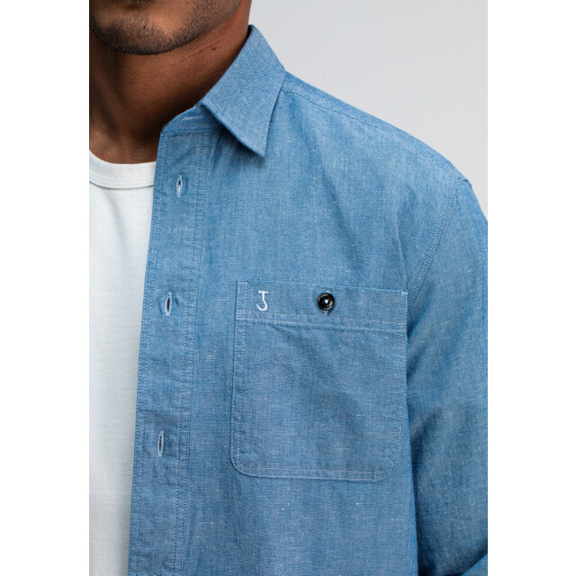 Butcher of Blue Aidan worker chambray shirt M2524005-817 large