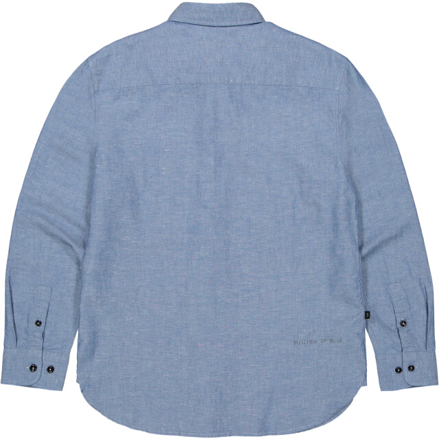 Butcher of Blue Aidan worker chambray shirt M2524005-817 large