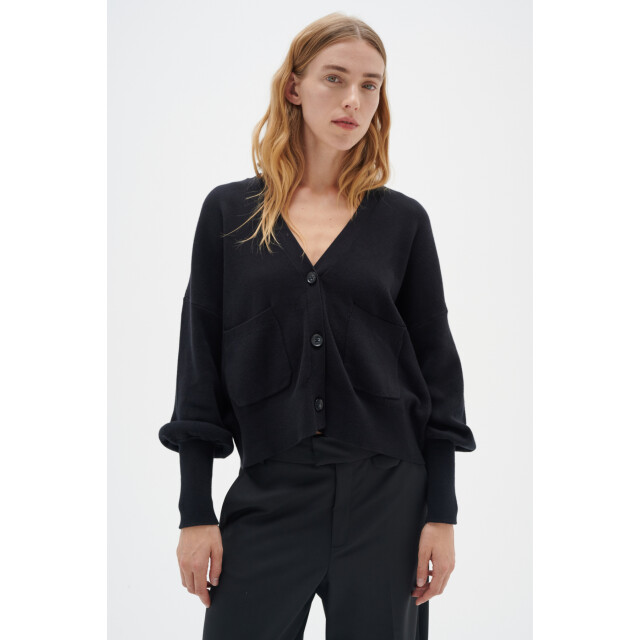 InWear Iw tenley ino-shape cardigan IW Tenley Ino-shape Cardigan/194008 Black large