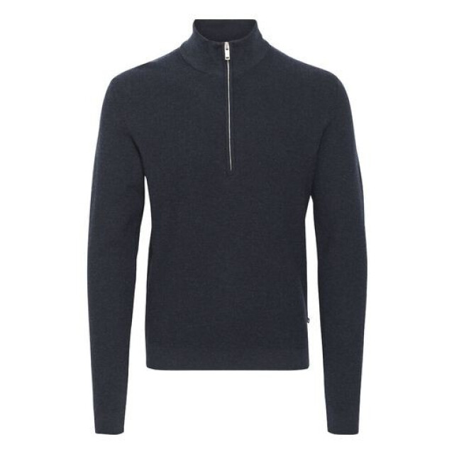 Matinique 30207192 lagoon 1940111 dark navy melange heren trui half zip matini 1940111 Dark Navy Melange/30207192  LAGOON large