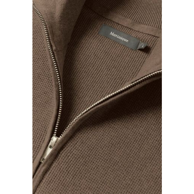 Matinique 30207192 lagoon 1908081 morel melange heren trui half zip matini 1908081 Morel  Melange/30207192  LAGOON large