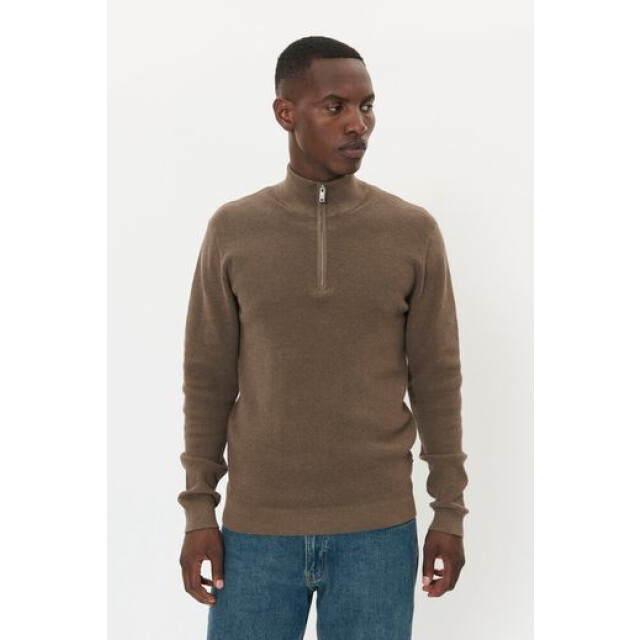 Matinique 30207192 lagoon 1908081 morel melange heren trui half zip matini 1908081 Morel  Melange/30207192  LAGOON large