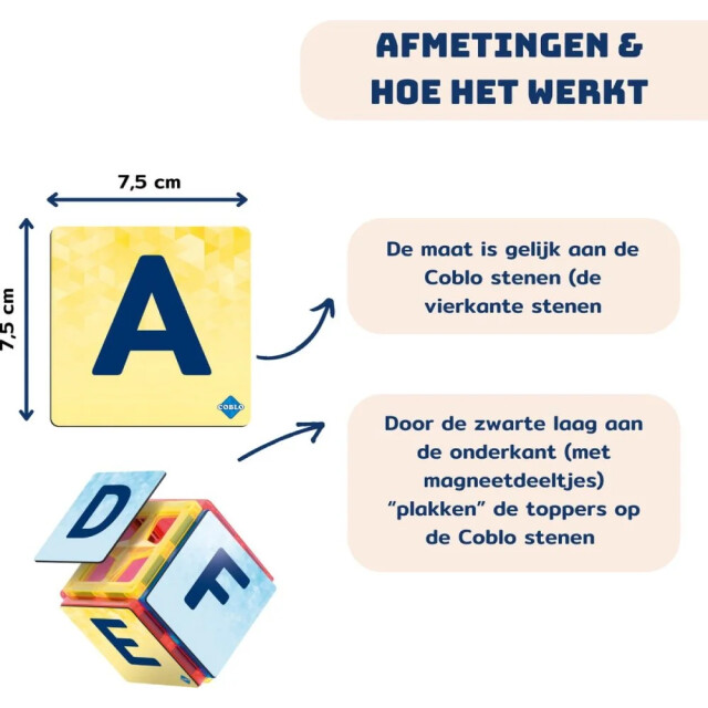Coblo Magneet letters 60 delig capital 8720938018077 large