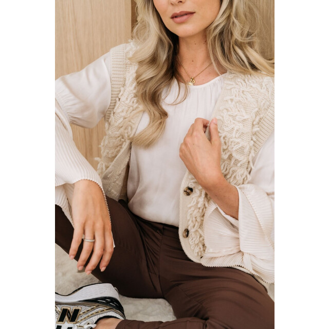 &Co Woman Gilet banu m- &Co woman gilet banu M-beige large