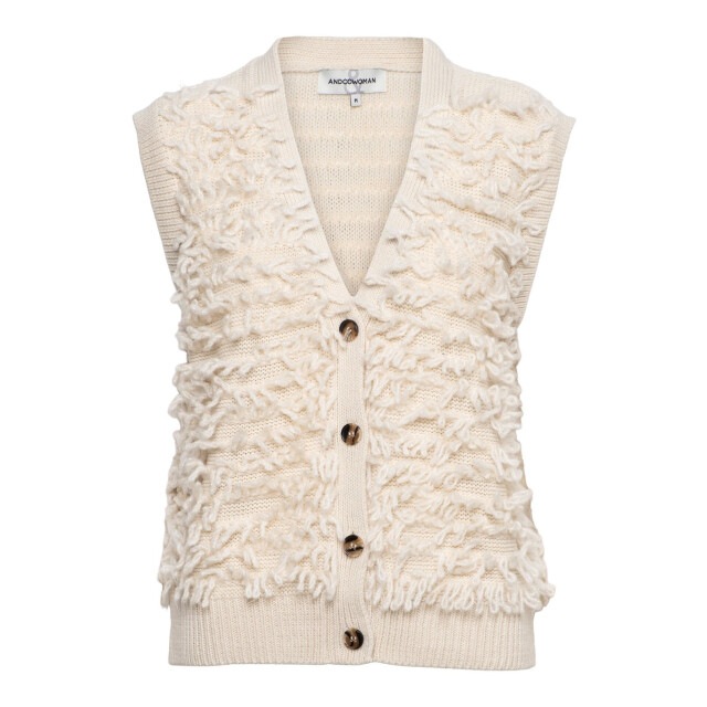 &Co Woman Gilet banu m- &Co woman gilet banu M-beige large