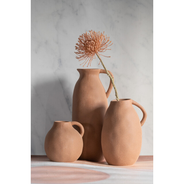J-Line Vase jug ceramic brown large 22670 large