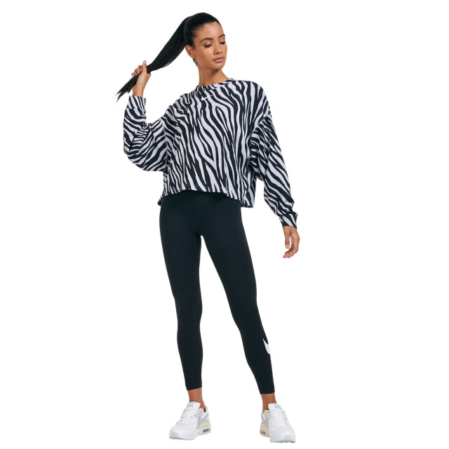Nike Dames sportswear essentiële swoosh legging UTPP981_black large