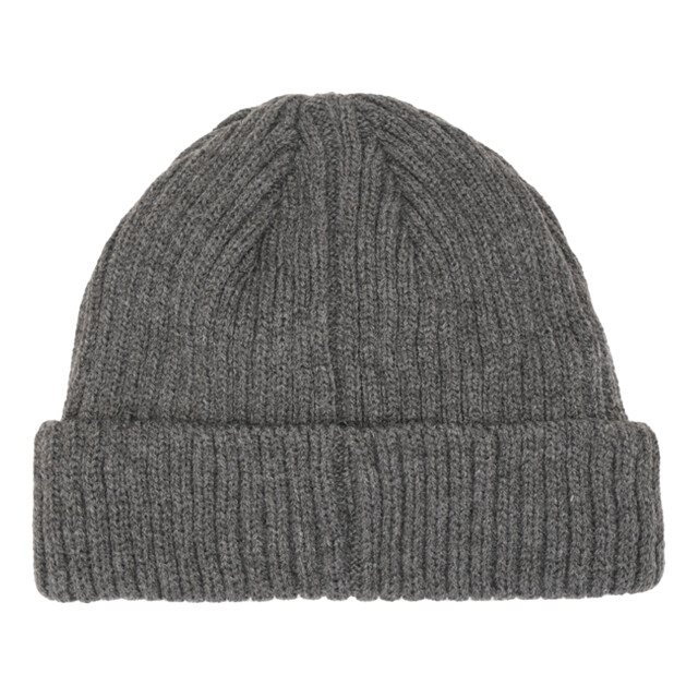 4F Heren h4z22 logo turned up cuff beanie UTPP885_grey large