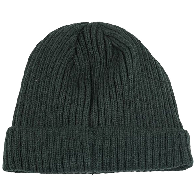 4F Heren h4z22 logo turned up cuff beanie UTPP885_green large