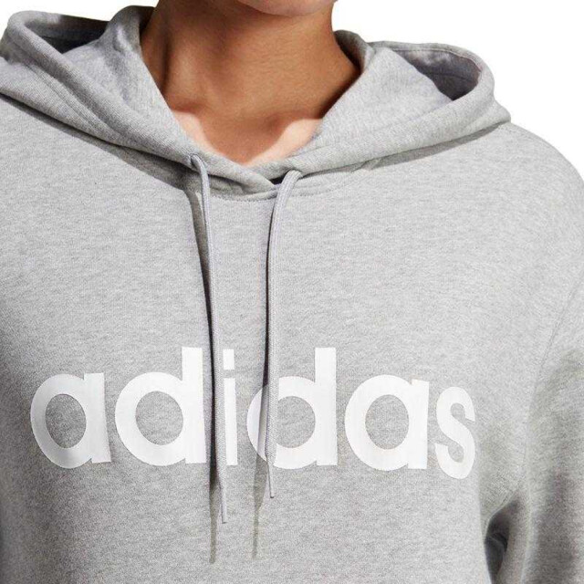 Adidas Dames essentials linear hoodie UTPP6057_greyheather large