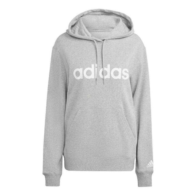 Adidas Dames essentials linear hoodie UTPP6057_greyheather large
