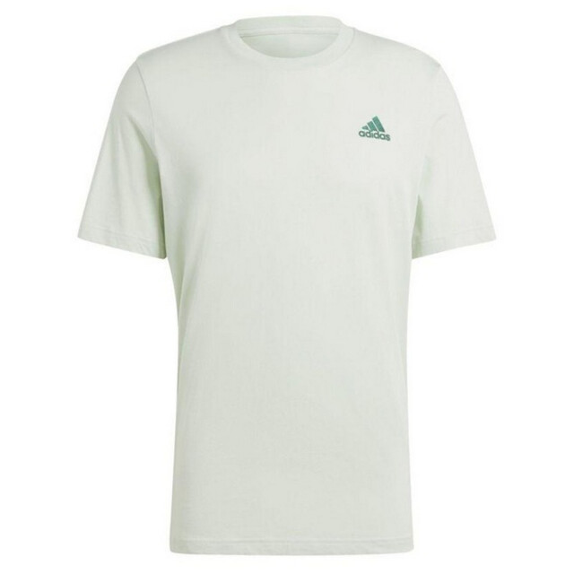 Adidas Heren essentials geborduurd logo single jersey t-shirt UTPP4656_green large