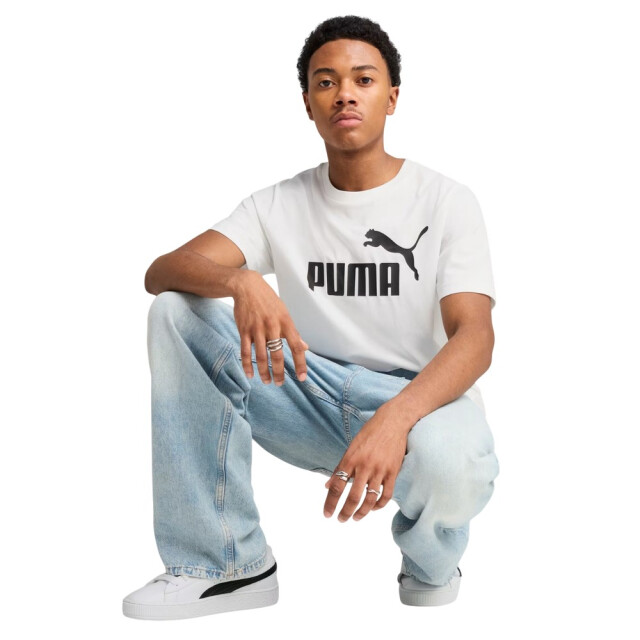 Puma Heren ess no.1 logo t-shirt UTPP4923_white large