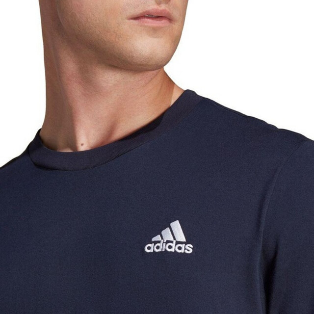 Adidas Heren essentials geborduurd logo single jersey t-shirt UTPP4656_navyblue large