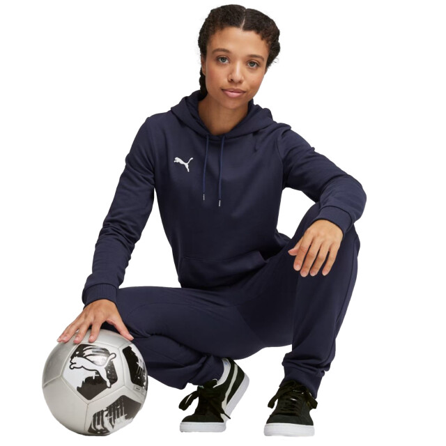 Puma Dames team goal casual hoodie UTPP4367_navyblue large