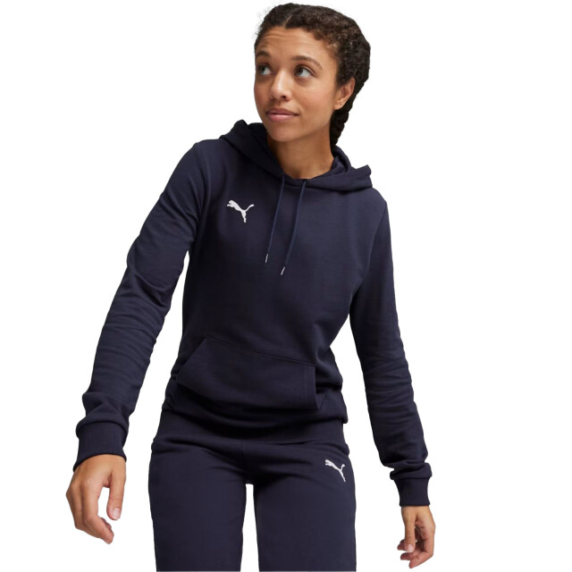 Puma Dames team goal casual hoodie UTPP4367_navyblue large