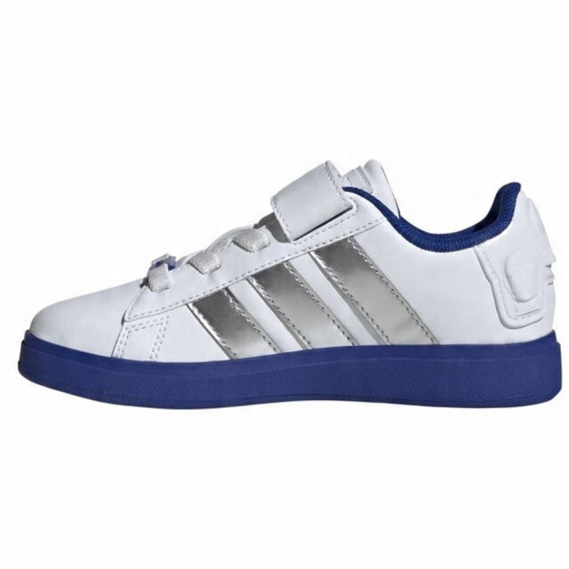 Adidas Kinder/kids droids grand court 2.0 stretch lace trainers UTPP5349_whitenavyblue large