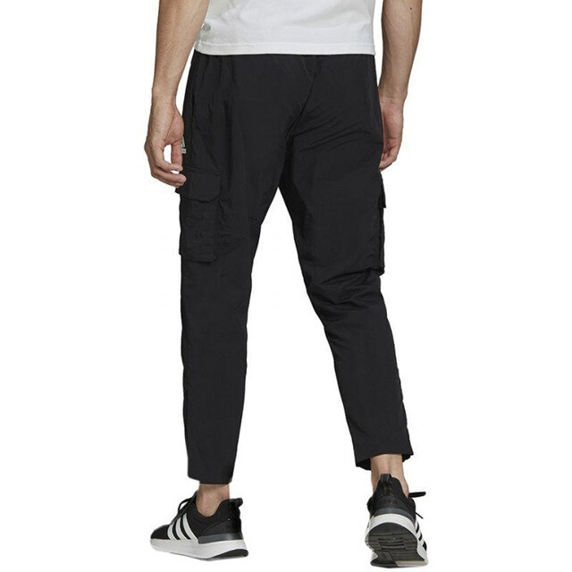 Adidas Heren essentials woven cargo joggingbroek met klein logo UTPP3582_black large