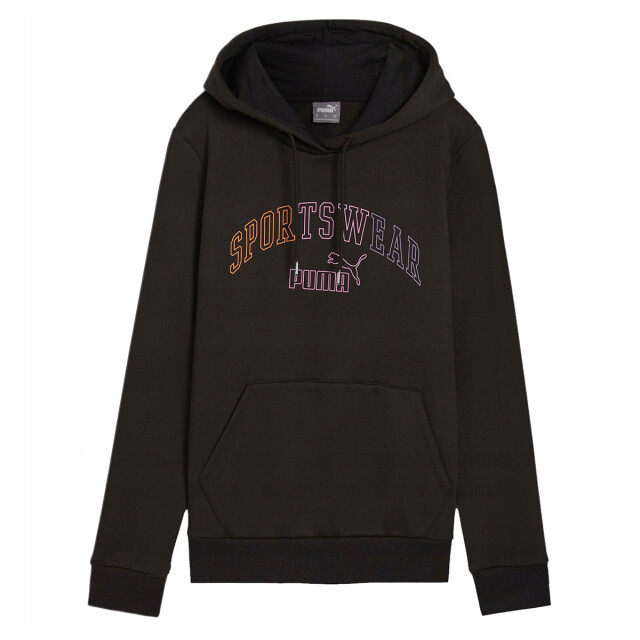 Puma Dames ess+ lab logo fleece hoodie UTPP4157_black large