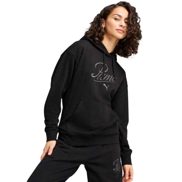 Puma Dames ess script comfort hoodie UTPP4131_black large