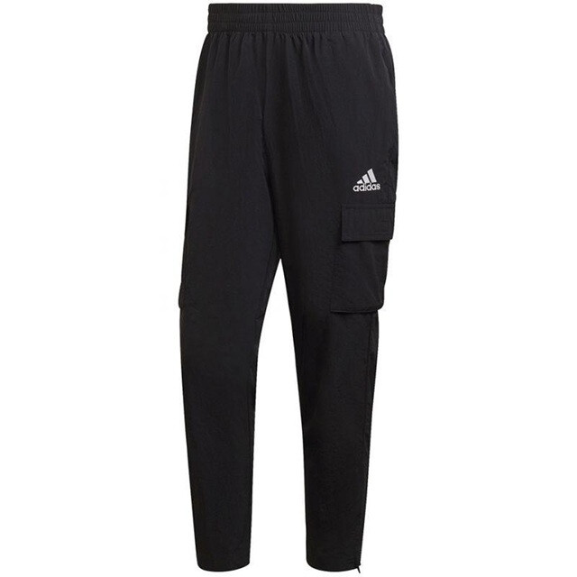 Adidas Heren essentials woven cargo joggingbroek met klein logo UTPP3582_black large