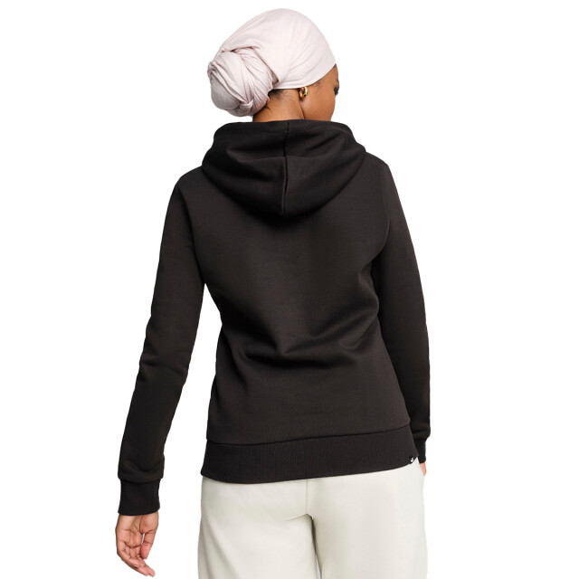 Puma Dames ess+ lab logo fleece hoodie UTPP4157_black large