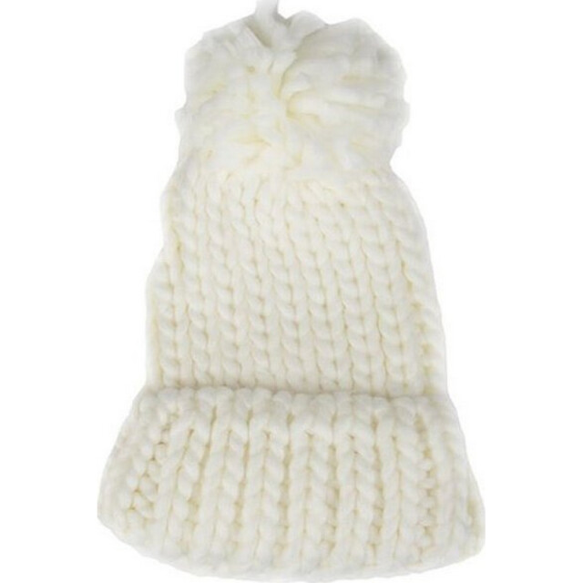 4F Dames pom pom muts UTPP1494_white large