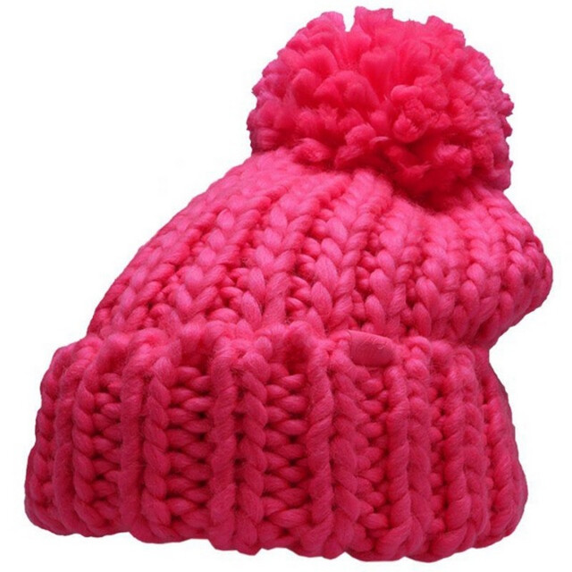 4F Dames pom pom muts UTPP1494_pink large