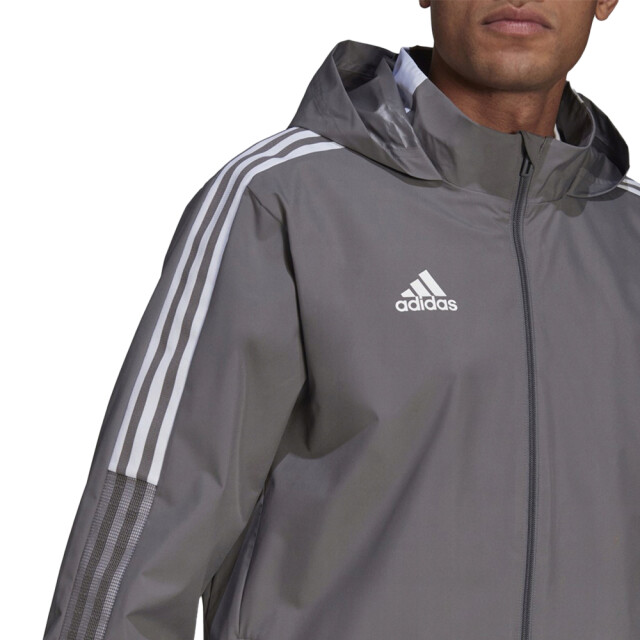 Adidas Heren tiro 21 allweather track jacket UTPP1979_grey large