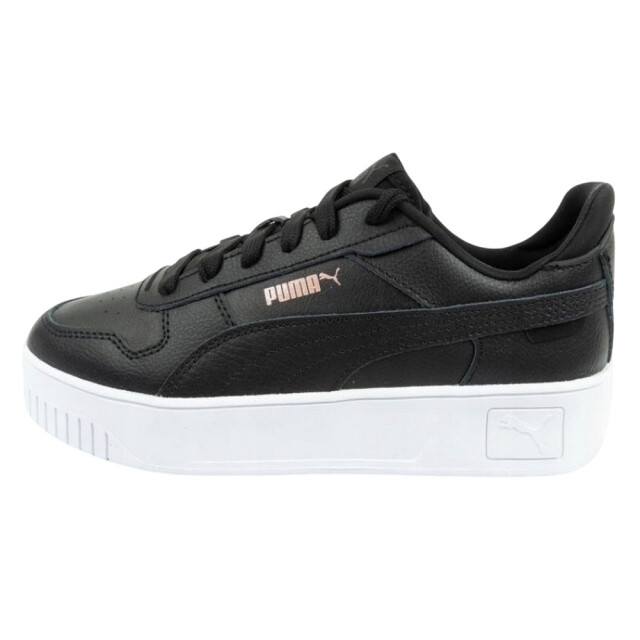Puma Dames carina street leren trainers UTPP5378_blackwhite large
