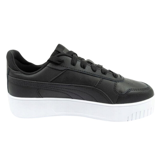 Puma Dames carina street leren trainers UTPP5378_blackwhite large