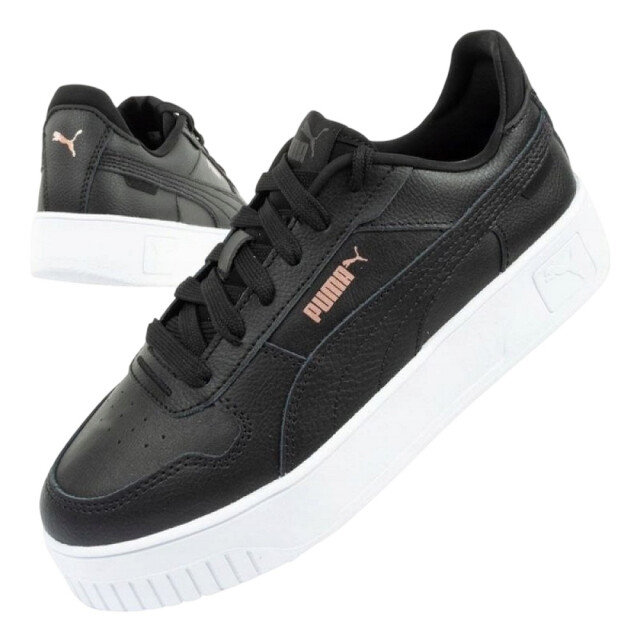 Puma Dames carina street leren trainers UTPP5378_blackwhite large
