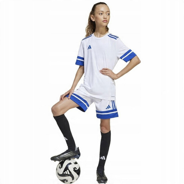 Adidas Kinderen/kinderen squadra 25 t-shirt UTPP3406_whiteblue large
