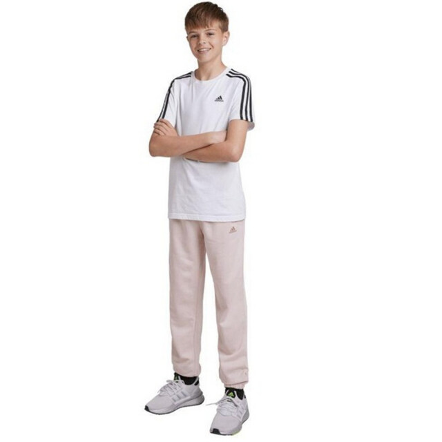 Adidas Kinder/kids essentials feelcozy fleece klein joggingbroekje met logo UTPP3564_pink large