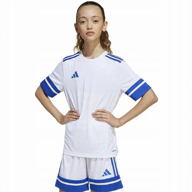 Adidas Kinderen/kinderen squadra 25 t-shirt UTPP3406_whiteblue large