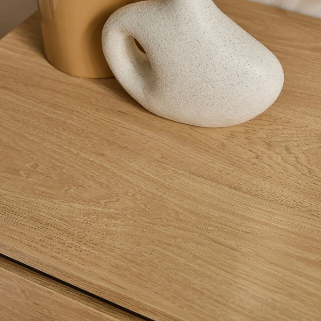 CaliCosy Nachtkastje met 2 lades en zijkanten met groef h55 cm malaga 3205799 large